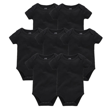 Short Sleeve Baby Bodysuit – Soft Cotton (0–24M)
