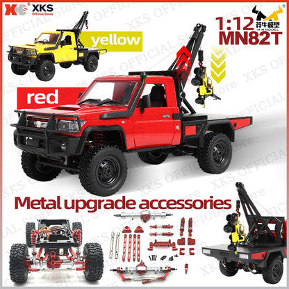 MN82T RC Truck – 1:12 Scale Off-Road Climbing Car for Christmas Gift