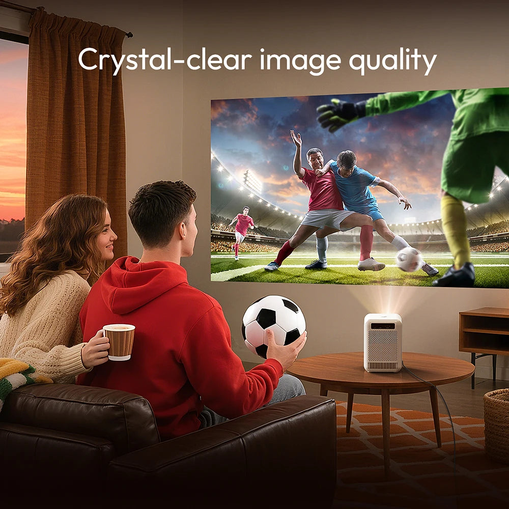 BYINTEK LOVE U4: 4K Smart Mini Projector for Wireless Home Cinema