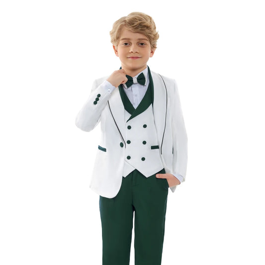 Boys’ Dresswear Outfit – 4-Piece Wedding & Birthday Formal Suit