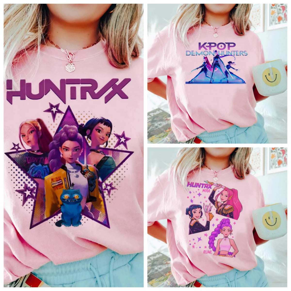 Anime Kpop Demon Hunters Kids T-Shirt – Casual Street Style Top