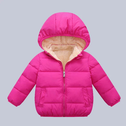 Plush Warm Outerwear – Boys & Girls Winter Jacket