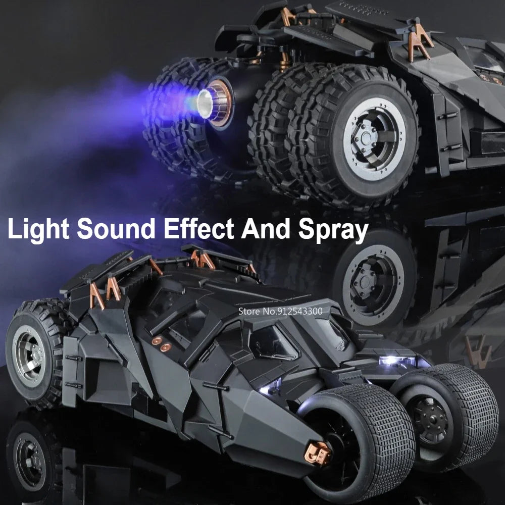 1:18 Alloy Batmobile – Sound & Light Car Model for Fans & Collectors