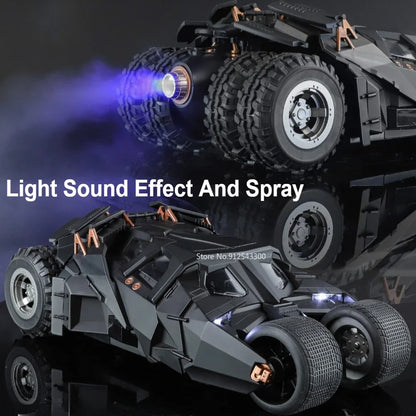 1:18 Alloy Batmobile – Sound & Light Car Model for Fans & Collectors