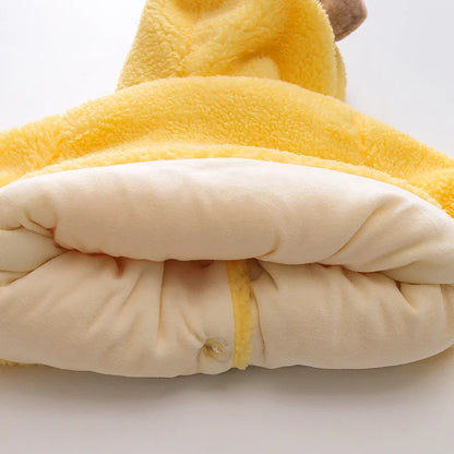 Baby Solid Color Fleece Jacket – Cozy Wear