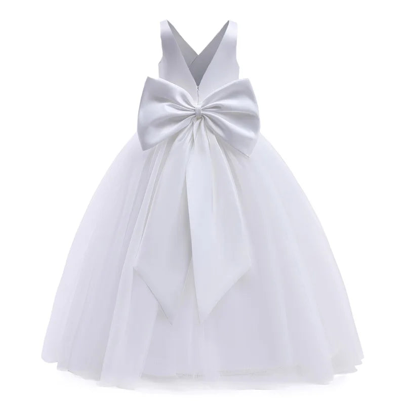 Elegant Girls Long Prom & Party Dress (5–14Y)