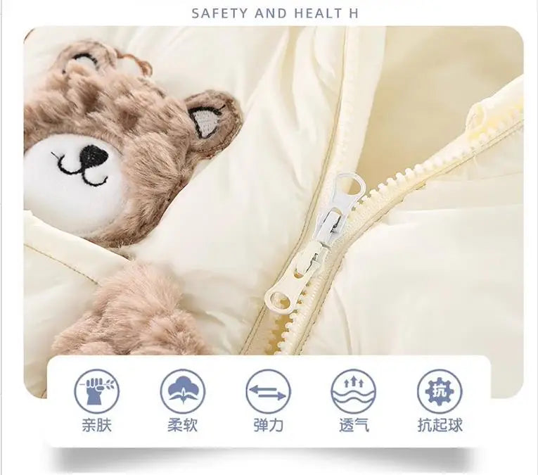 Baby Cotton-Padded Romper – Soft & Warm