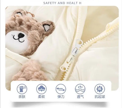 Baby Cotton-Padded Romper – Soft & Warm