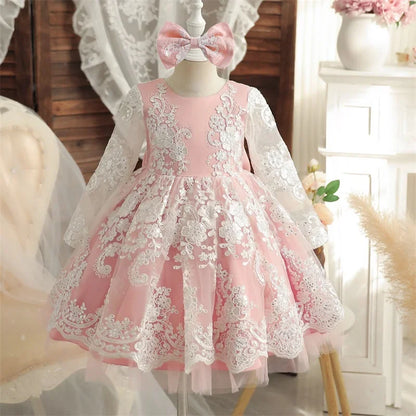 Baby Girl Formal Gown – Baptism to Christmas