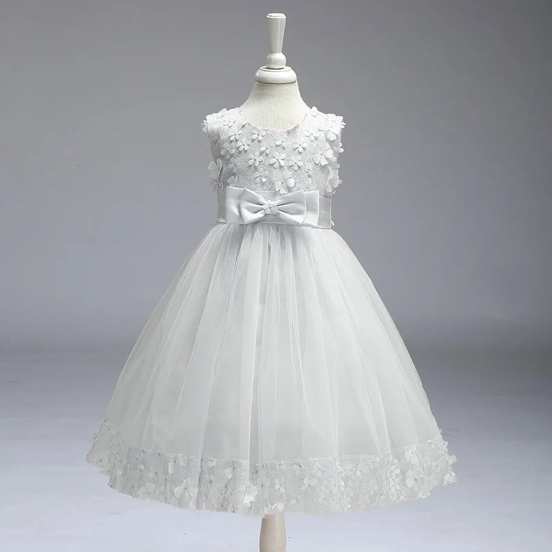 Girls' Wedding & Party Dress – Elegant Tulle Gown