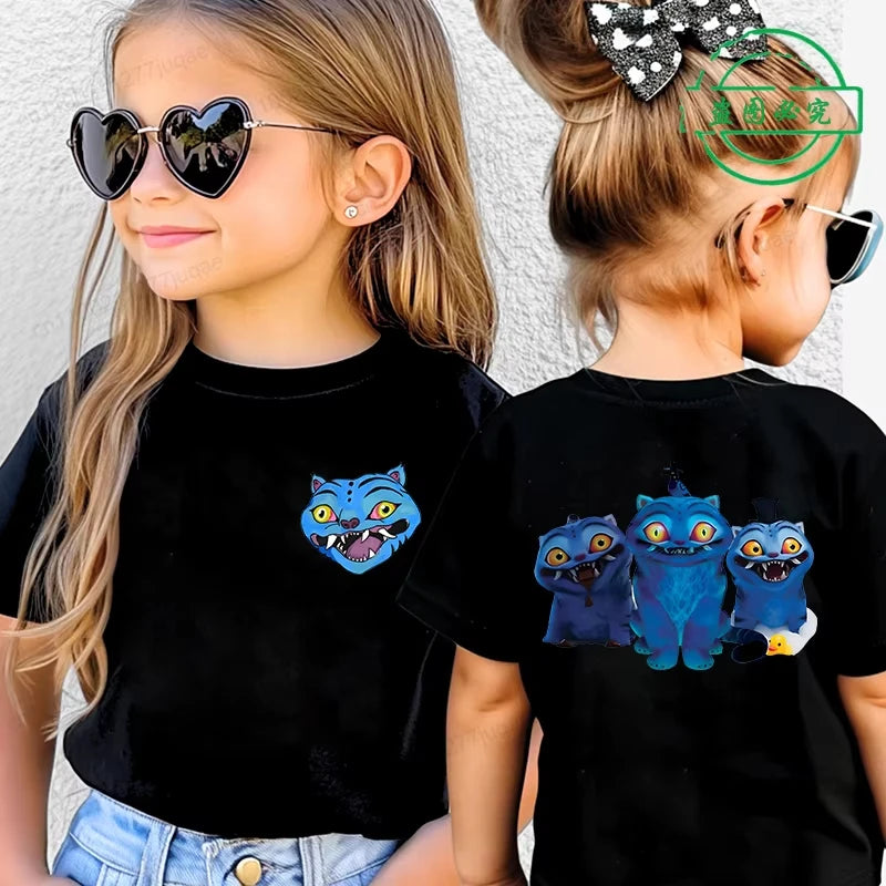 Saja Kpop Demon Hunters Boys Tee – Summer Cartoon Cotton Shirt