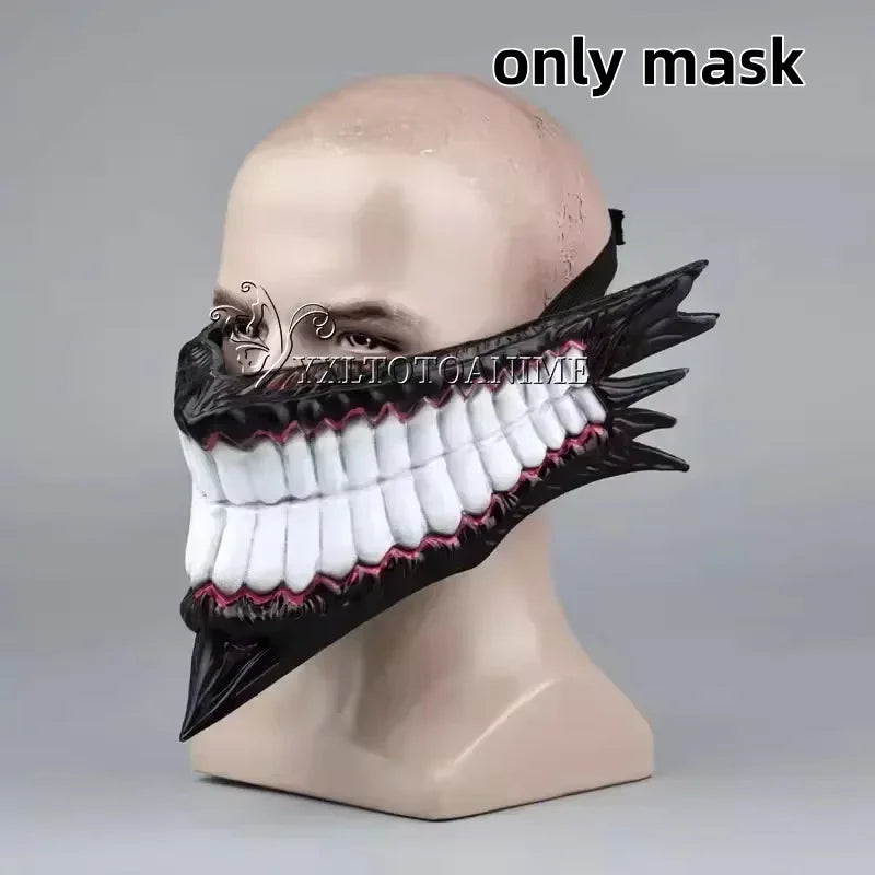 Ken Takakura Halloween Cosplay – Dandadan Party Anime Costume with Wig