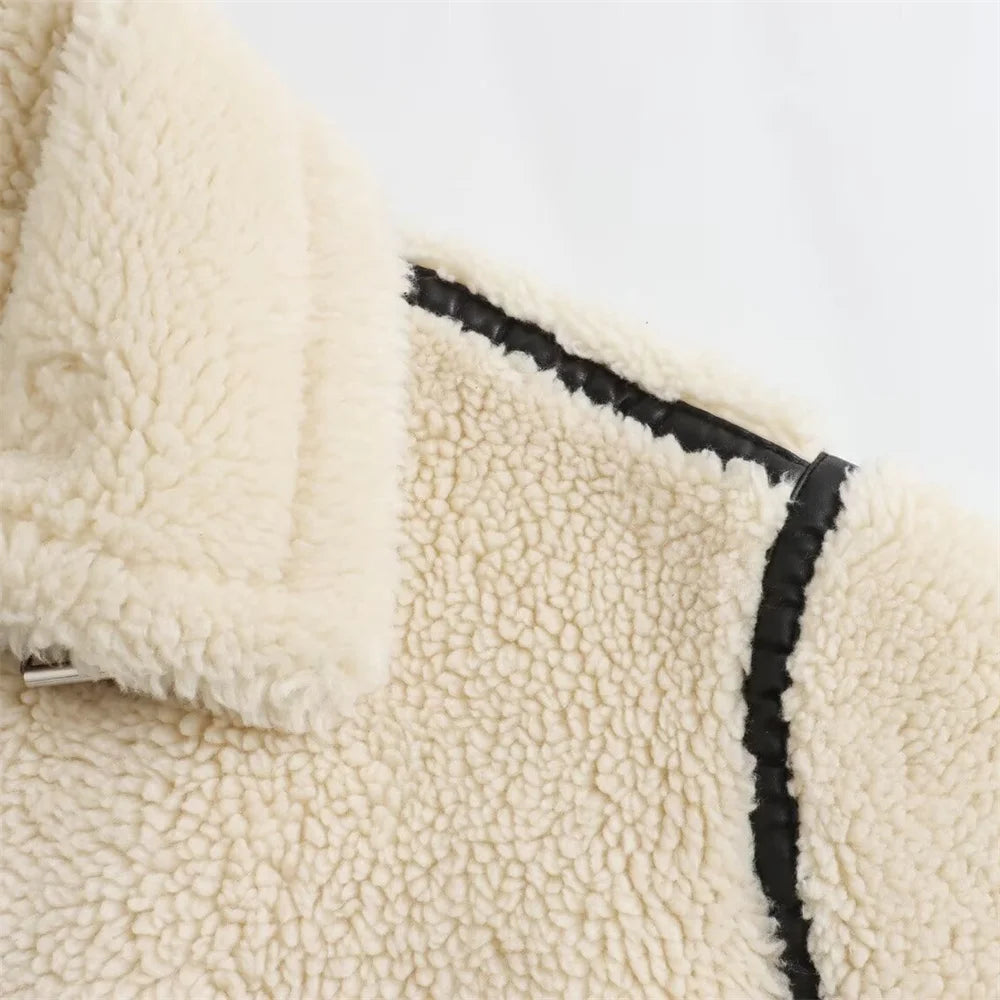 Fur-Integrated Moto Coat – Fall/Winter 2025 Fashion