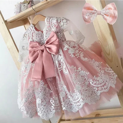 Baby Girl Formal Gown – Baptism to Christmas