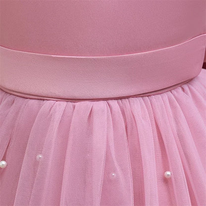 Elegant Kids Dress with Big Bow – Special Occasions