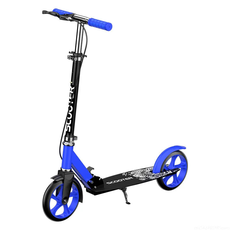 Foldable Two-Wheeled Scooter – Perfect for Kids, Teens, and Adults