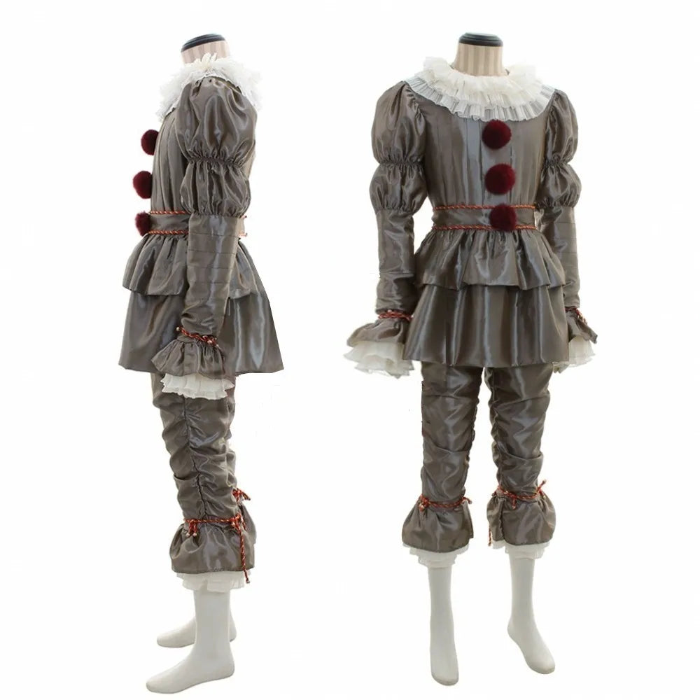 Halloween Horror Clown Costume – Pennywise Style Cosplay Uniform