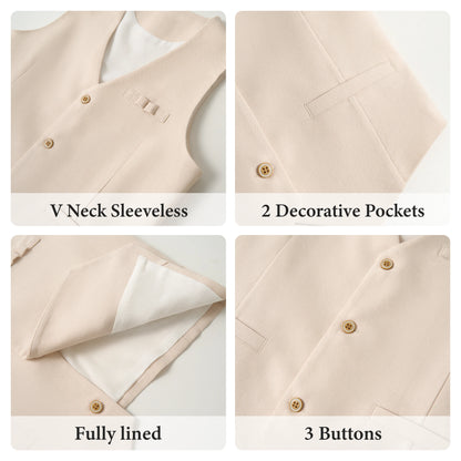 Children’s 4-Piece Linen Suit – Perfect for Weddings & Parties