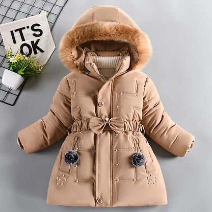 Kids’ Hooded Padded Coat – Thick & Cozy Winter Wear