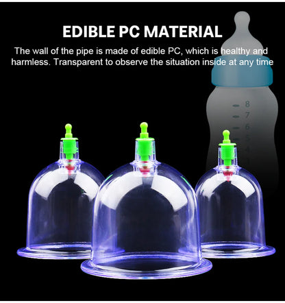 6-Piece Vacuum Cupping Therapy Set