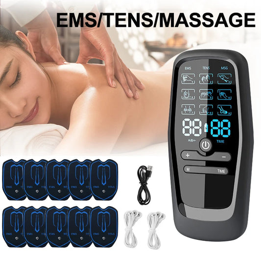 Revitalize & Tone: Digital EMS Muscle Stimulator for Ultimate Body Wellness