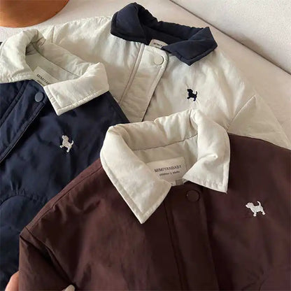 Winter Jacket for Boys & Girls – Warm Cartoon Style