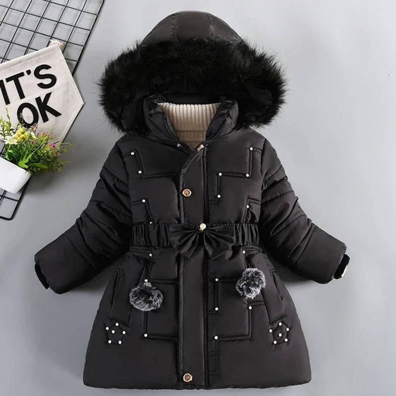 Kids’ Hooded Padded Coat – Thick & Cozy Winter Wear