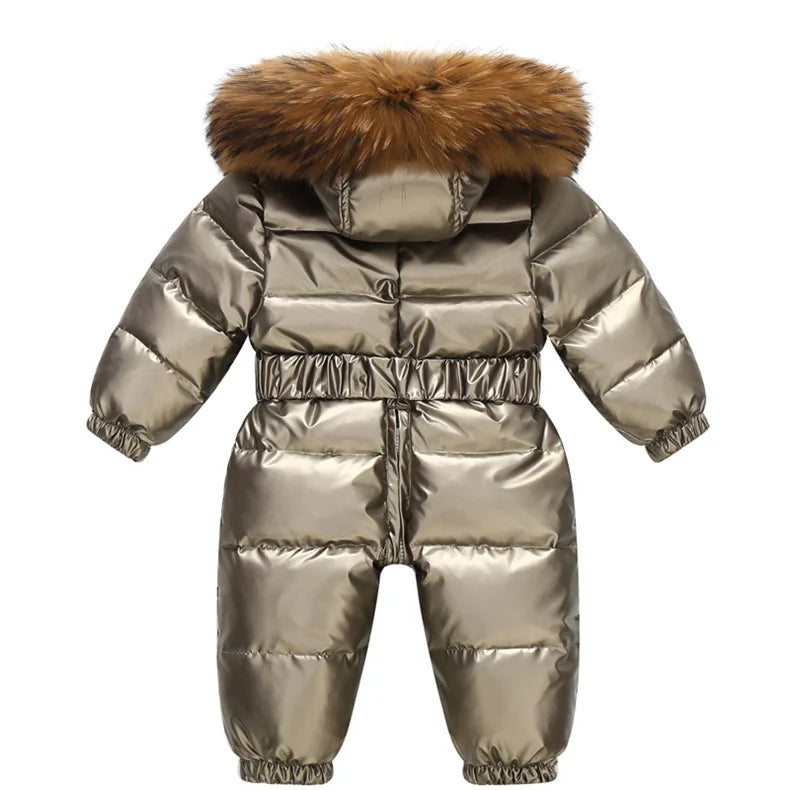 Toddler Down Jumpsuit – Winter Overalls for Boys & Girls