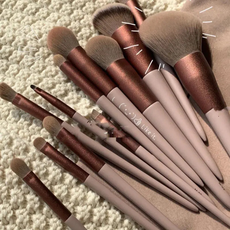 13-Piece Makeup Brush Set – Complete Beauty Tools for Flawless Looks