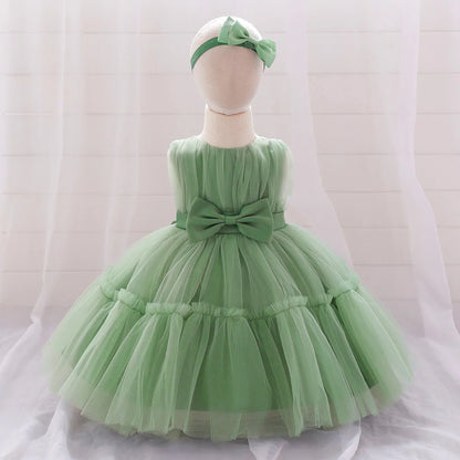 Baby Girl 1st Birthday Dress – Tulle Princess Gown