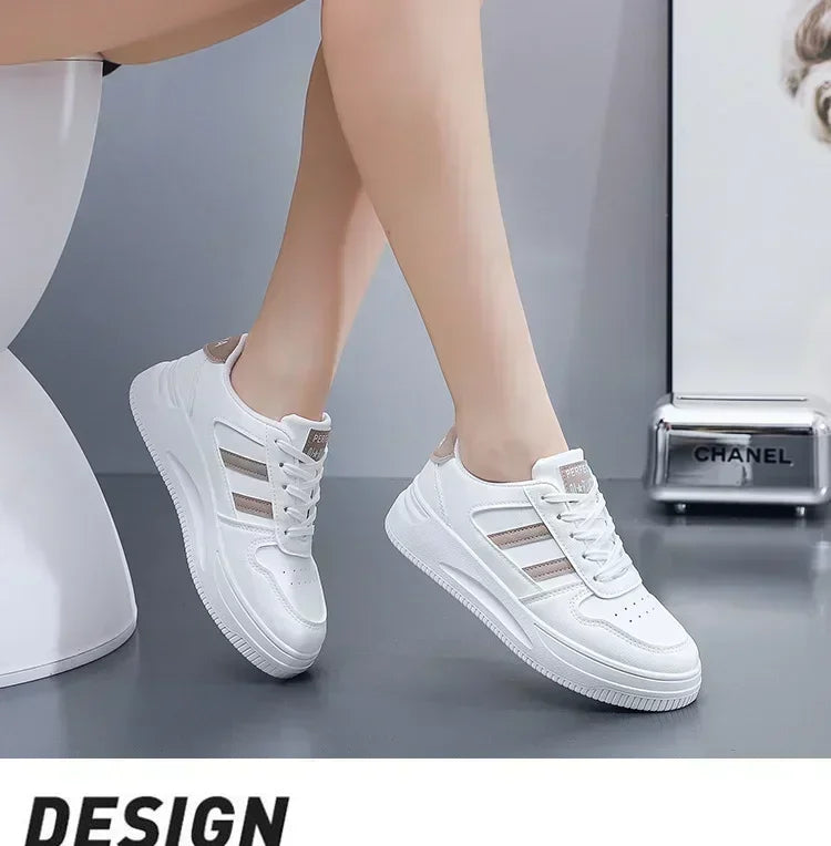 Women's Casual Sports Shoes – Breathable & Wear-Resistant Tennis Sneakers