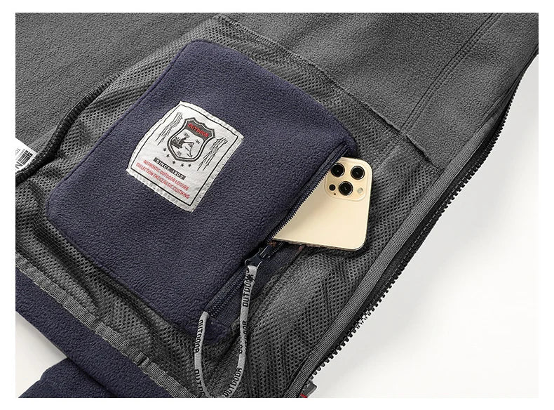 Thermal Polar Fleece Jacket – Men’s Military Outdoor Coat