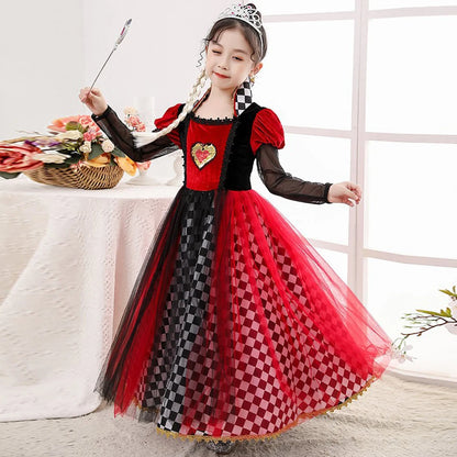 Halloween Witch & Queen of Hearts Cosplay Dress