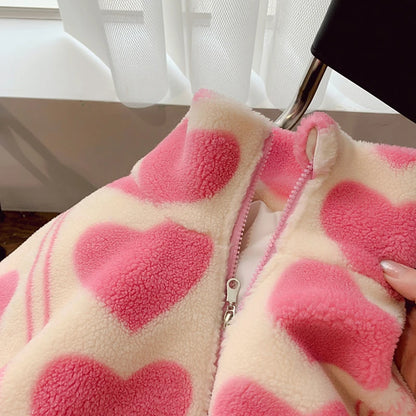 Little Princess Warm Coat – Plush Girls’ Outerwear