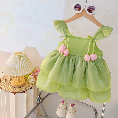 Cute Multi-Layer Princess Dress for Girls