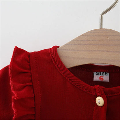 Baby Girl Short Sleeve Mesh Princess Dress