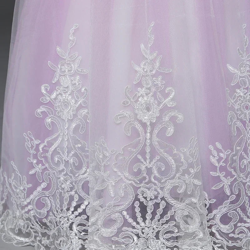 Princess Party Dress – Lace Formal Dress for Girls