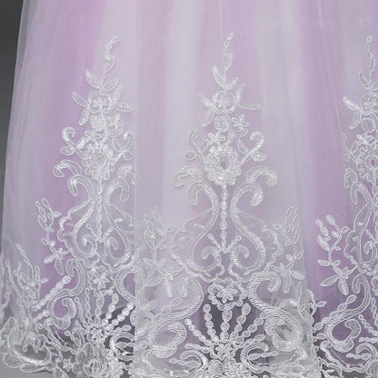 Princess Party Dress – Lace Formal Dress for Girls
