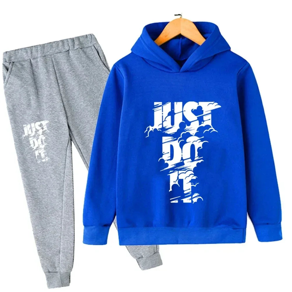 Kids' Casual Sportswear Set: Stylish Comfort for Everyday Fun