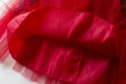 Children’s Gothic Vampire Costume – Ghost Bride Cosplay Party Dress