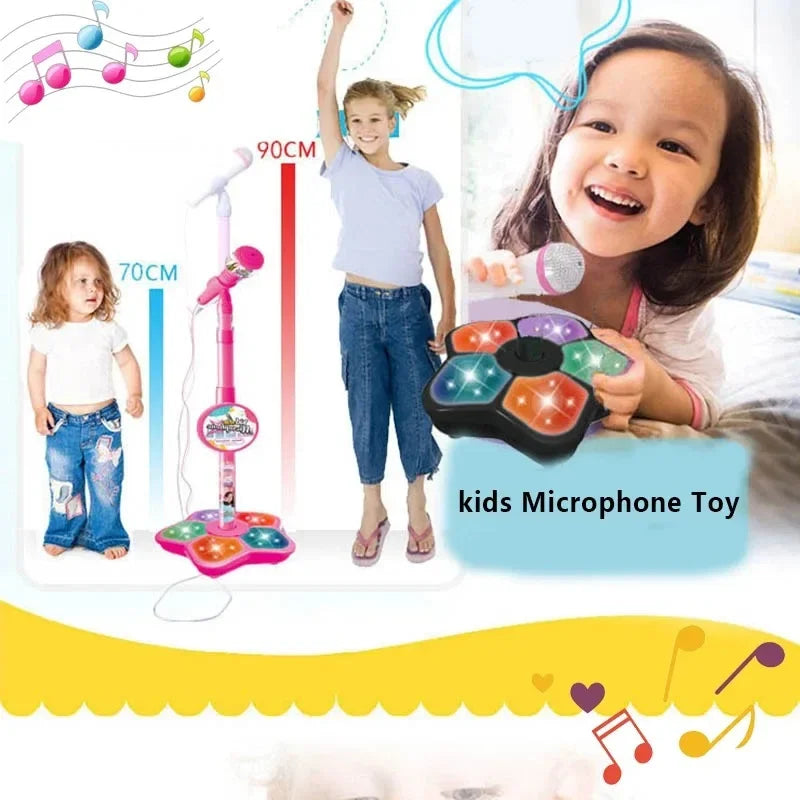 Kids’ Karaoke Microphone with Stand – Musical Educational Toy