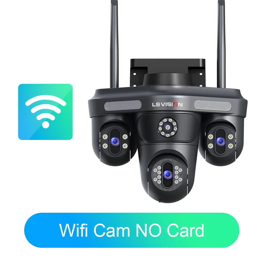 3/4 Screen WiFi PTZ Camera | 10X Zoom | AI Auto Tracking | Outdoor IP66 CCTV