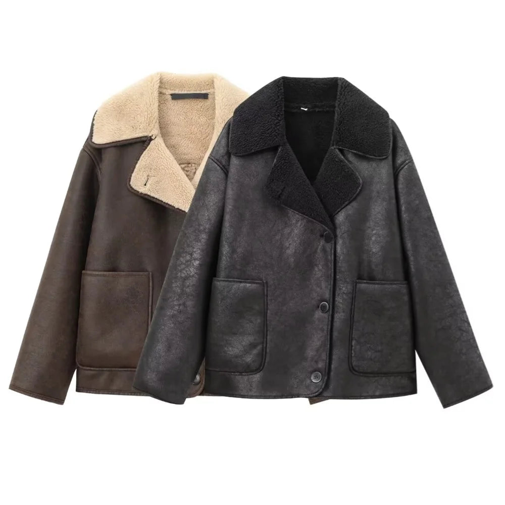 Warm & Stylish: Single-Breasted Winter Jacket
