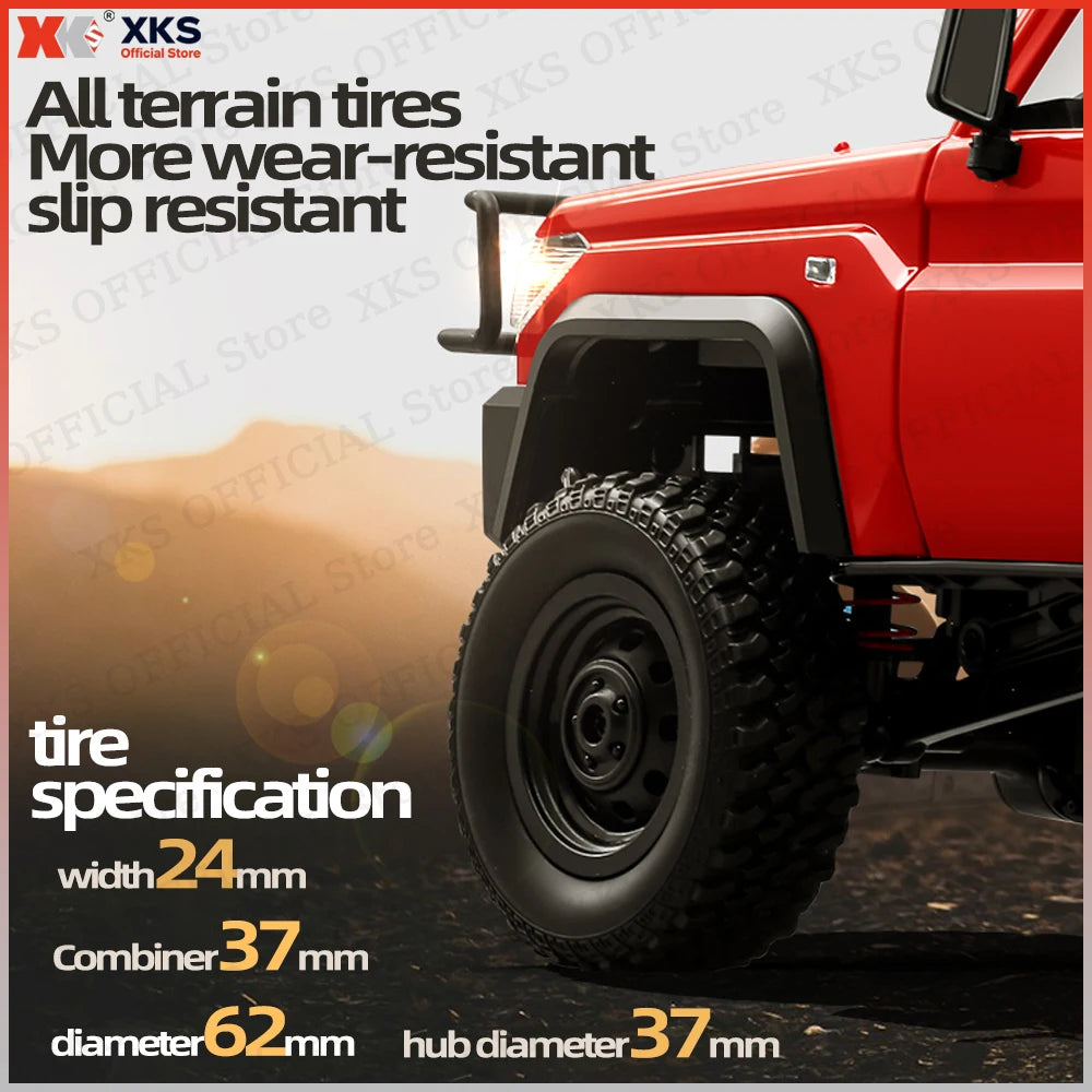 MN82T RC Truck – 1:12 Scale Off-Road Climbing Car for Christmas Gift