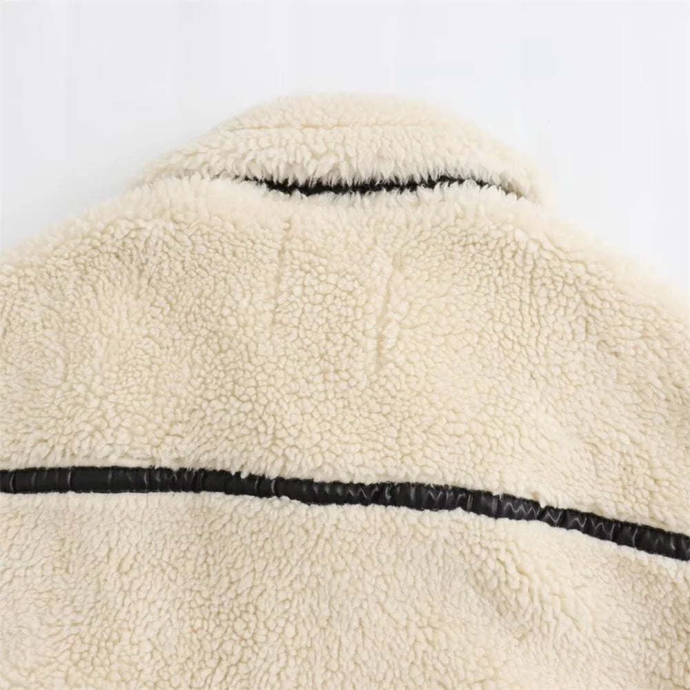 Fur-Integrated Moto Coat – Fall/Winter 2025 Fashion
