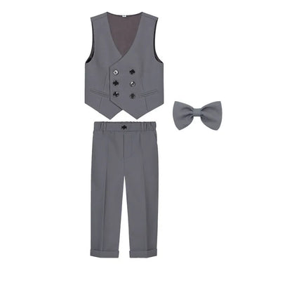 Boys’ Multi-Occasion 5-Piece Suit – Formal Event & Performance Wear