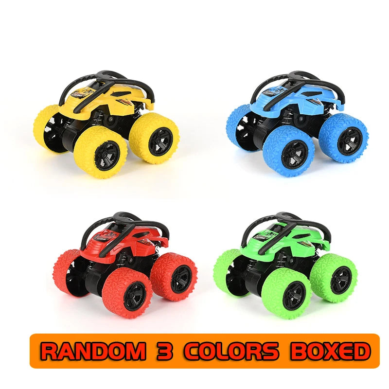 Inertial 4WD Off-Road Climbing Car – 360° Rotating, Super Durable Toy!