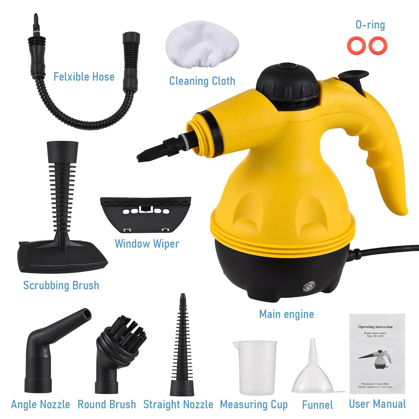 Handheld High-Temperature Steam Cleaner: Powerful, Versatile Cleaning