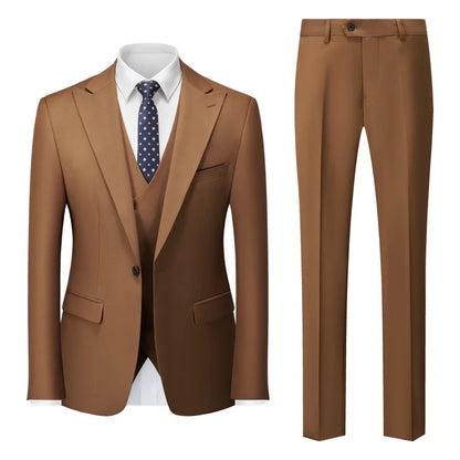 Groom & Business Wear – Italian Slim Gentleman Suit Blazer