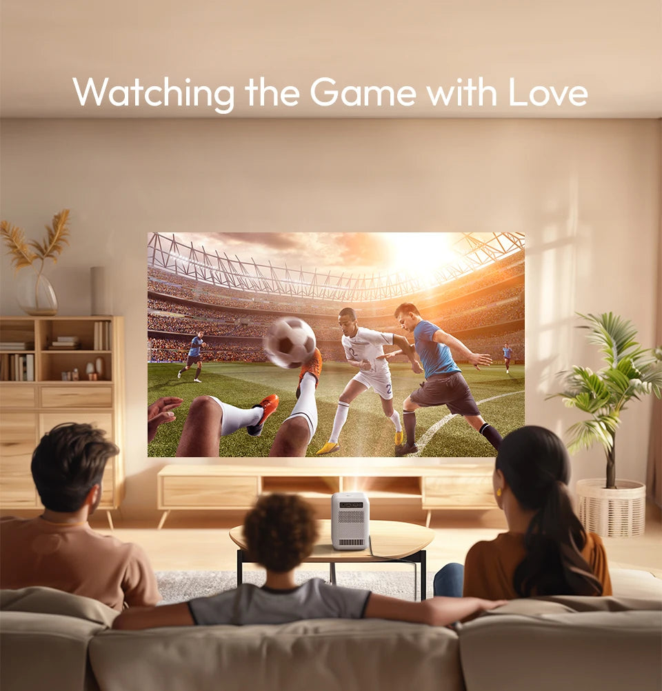 BYINTEK LOVE U4: 4K Smart Mini Projector for Wireless Home Cinema